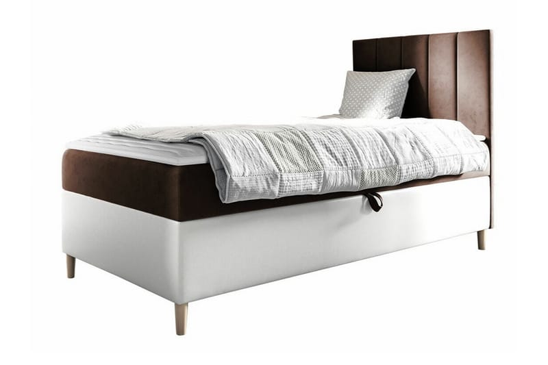 Boisdale Sengeramme 80x200 cm - Brun/Hvit - Møbler - Senger - Sengeramme & sengestamme