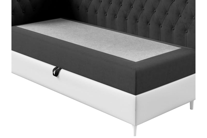 Boisdale Sengeramme 80x200 cm - Grønn/Hvit - Møbler - Senger - Sengeramme & sengestamme