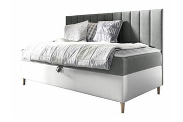 Boisdale Sengeramme 80x200 cm - Hvit/Grå - Møbler - Senger - Sengeramme & sengestamme