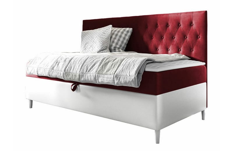 Boisdale Sengeramme 80x200 cm - Rød - Møbler - Senger - Sengeramme & sengestamme