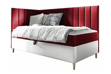 Boisdale Sengeramme 80x200 cm - Rød/Hvit - Møbler - Senger - Sengeramme & sengestamme