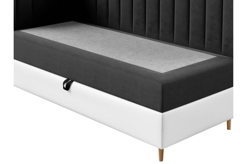 Boisdale Sengeramme 90x200 cm - Rød/Hvit - Møbler - Senger - Sengeramme & sengestamme