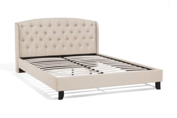Bordeau Dobbeltseng 160 | 200 cm - Beige - Møbler - Senger - Sengeramme & sengestamme