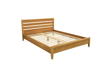 Chamba Säng 160x200 cm med Harmony Duo madrass Wood - Møbler - Senger - Sengeramme & sengestamme