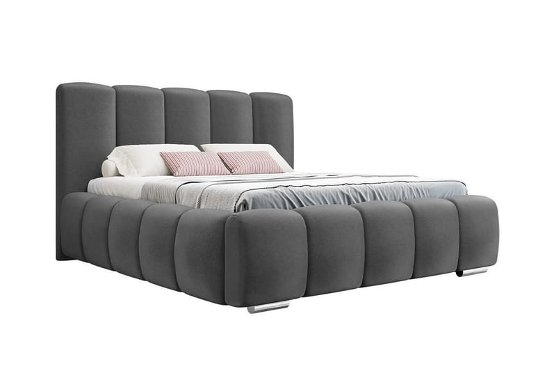 Cleaton Sengeramme 140x200 cm - Mørkegrå - Møbler - Senger - Sengeramme & sengestamme