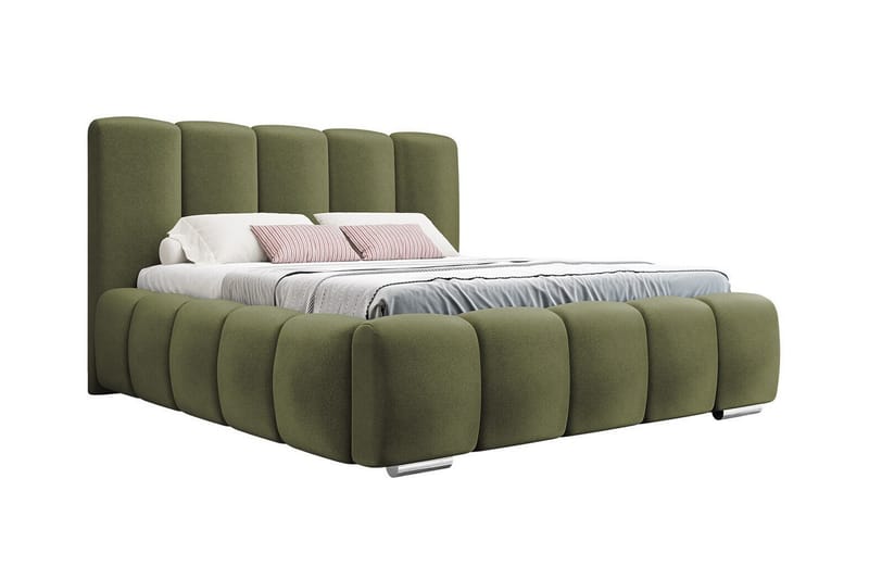 Cleaton Sengeramme 160x200 cm - Grøn - Møbler - Senger - Sengeramme & sengestamme