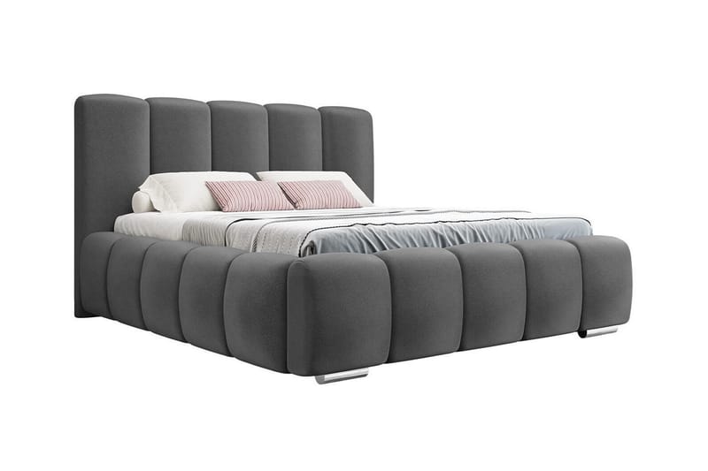 Cleaton Sengeramme 160x200 cm - Mørkegrå - Møbler - Senger - Sengeramme & sengestamme