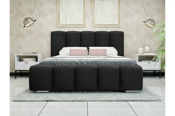 Cleaton Sengeramme 160x200 cm - Svart - Møbler - Senger - Sengeramme & sengestamme