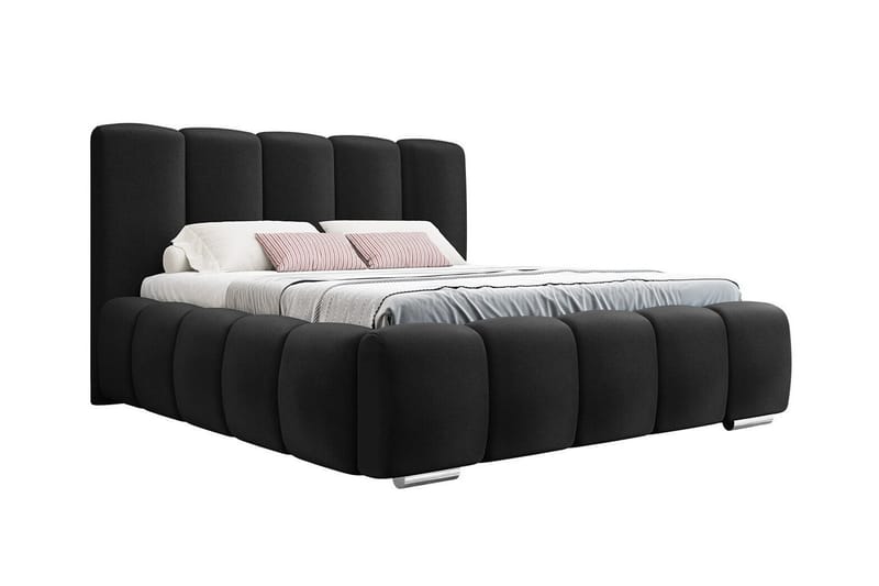 Cleaton Sengeramme 160x200 cm - Svart - Møbler - Senger - Sengeramme & sengestamme