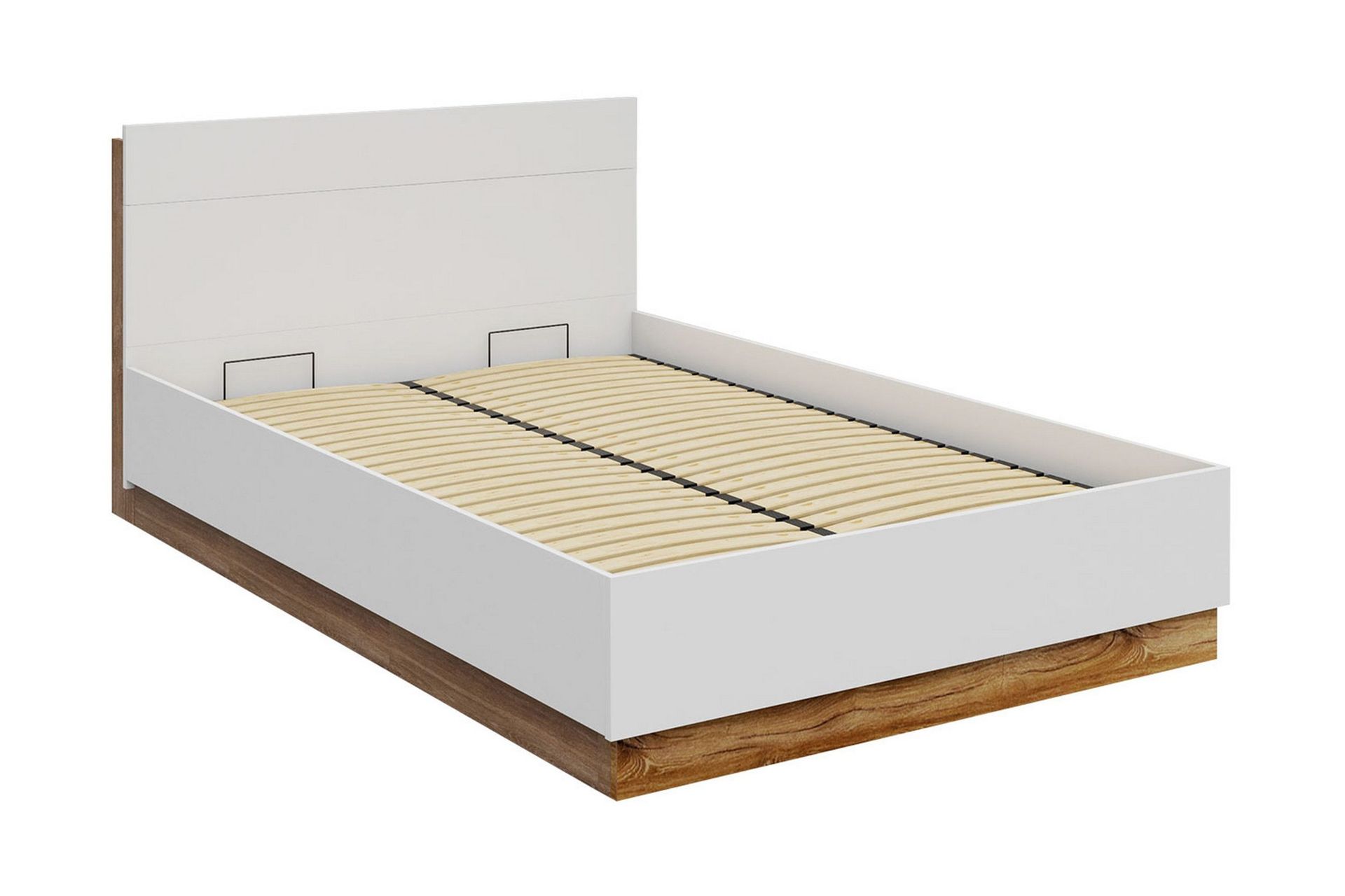 Dentro Seng 218x147x88 cm - Beige / Hvit
