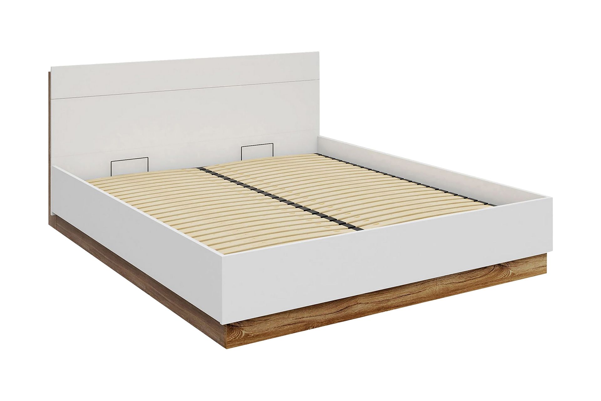 Dentro Seng 218x187x88 cm - Beige / Hvit