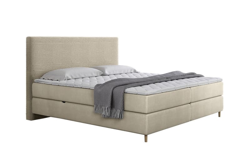 Derry Sengeramme 140x200 cm - Beige - Sengeramme & sengestamme