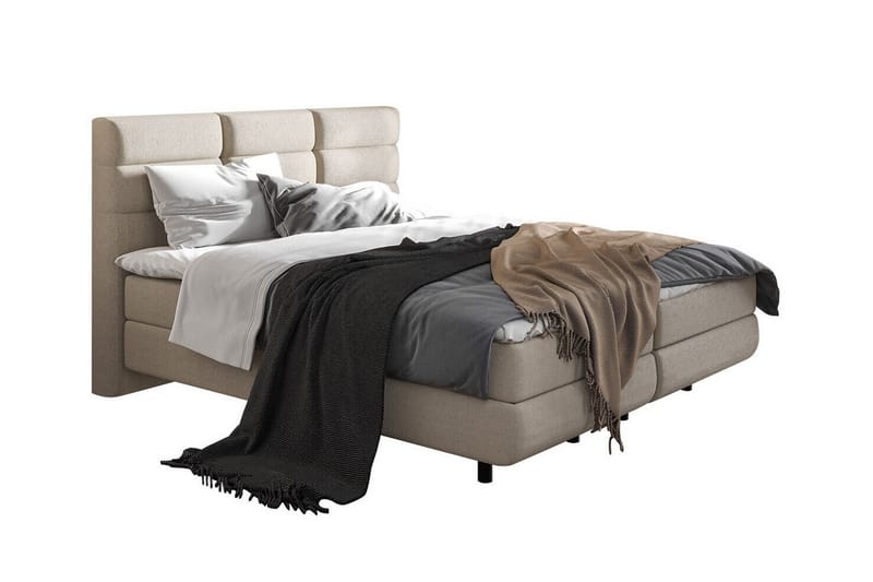 Derry Sengeramme 140x200 cm - Beige - Møbler - Senger - Sengeramme & sengestamme