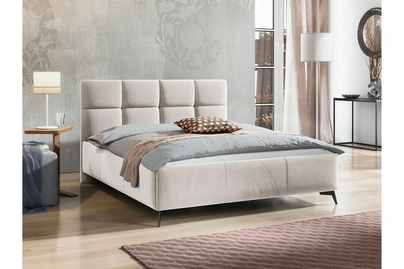 Derry Sengeramme 160x200 cm - Beige - Møbler - Senger - Sengeramme & sengestamme