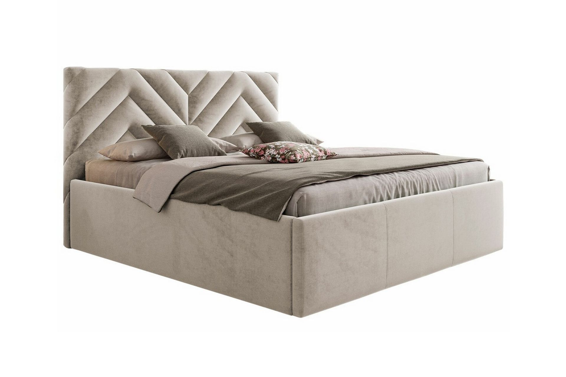 Derry Sengeramme 160x200 cm - Beige - Møbler - Senger - Sengeramme & sengestamme