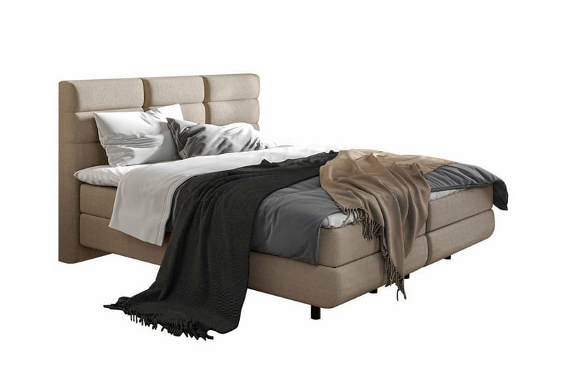 Derry Sengeramme 160x200 cm - Beige - Møbler - Senger - Sengeramme & sengestamme