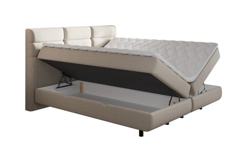 Derry Sengeramme 160x200 cm - Beige - Møbler - Senger - Sengeramme & sengestamme