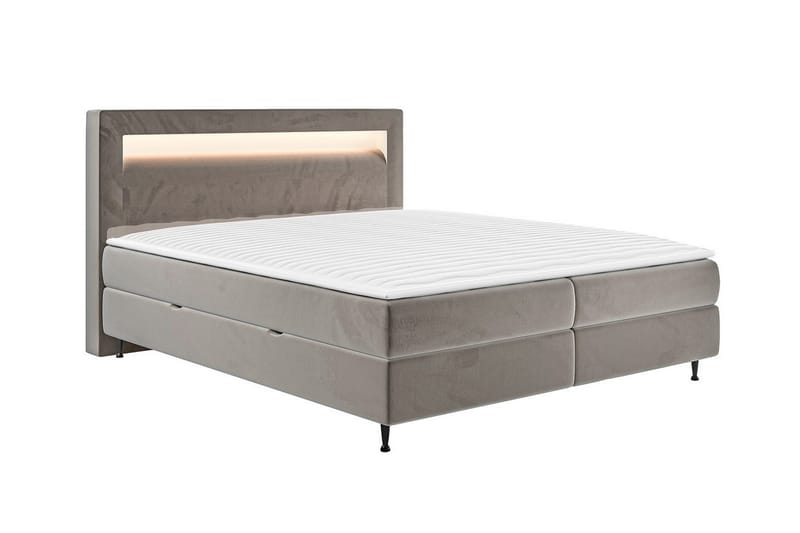 Derry Sengeramme 160x200 cm - Beige - Møbler - Senger - Sengeramme & sengestamme