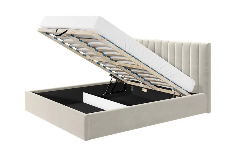 Derry Sengeramme 160x200 cm - Grøn - Møbler - Senger - Sengeramme & sengestamme