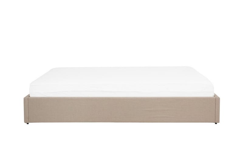 Dinan Sengeramme 160x200 cm i Stoff med Overmadrass, Beige