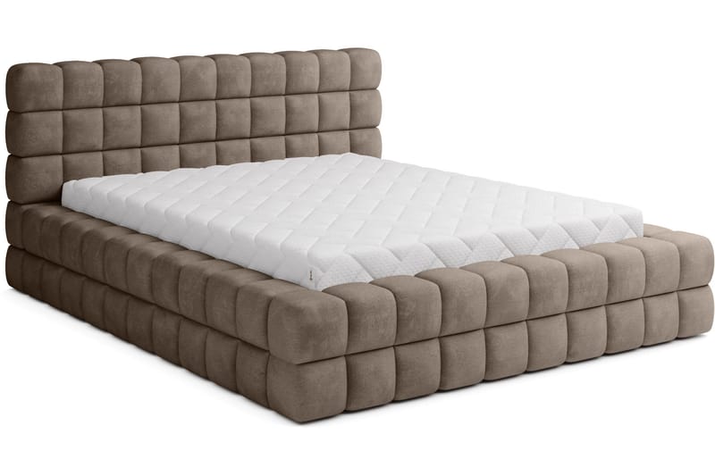Dizzle Sengeramme 180x200 cm, Mørk beige
