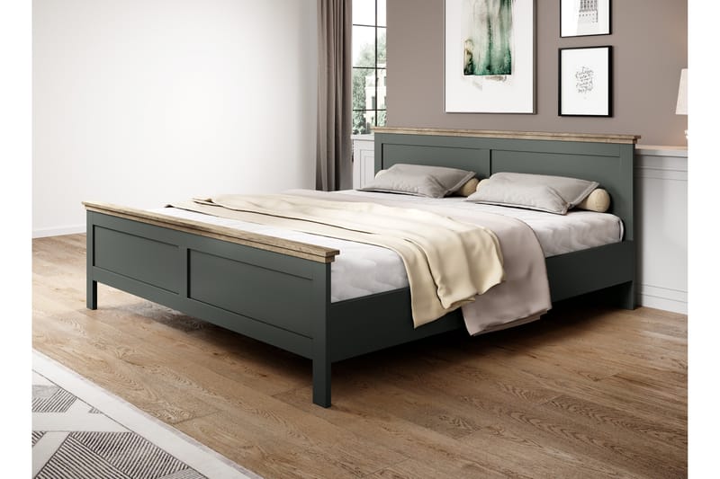 Doade Sengeramme 160x200 cm - Grønn|Natur - Møbler - Senger - Sengeramme & sengestamme