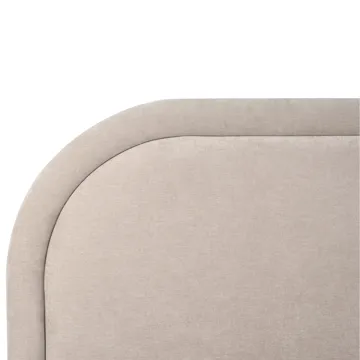 Dobbelseng Quillien 140x200 cm - Lys beige - Møbler - Senger - Sengeramme & sengestamme