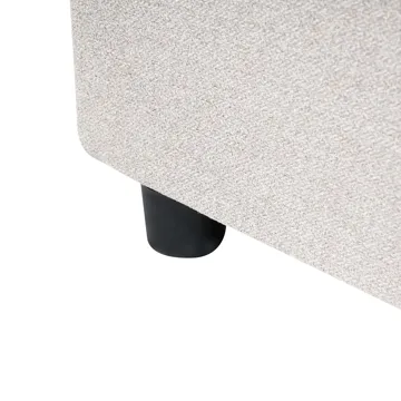 Dobbelseng Prades 160x200 cm - Lys beige - Møbler - Senger - Sengeramme & sengestamme