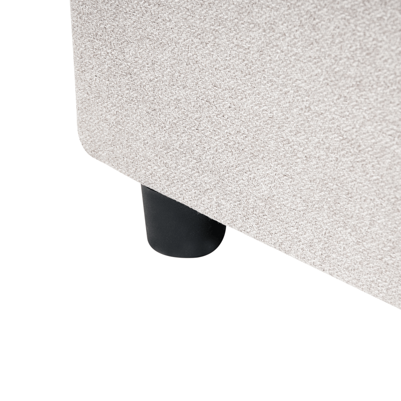 Dobbelseng Prades 160x200 cm - Lys beige - Møbler - Senger - Sengeramme & sengestamme