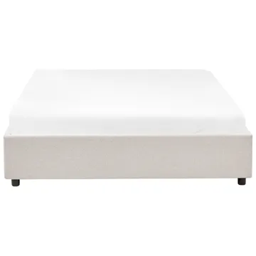 Dobbelseng Prades 160x200 cm - Lys beige - Møbler - Senger - Sengeramme & sengestamme