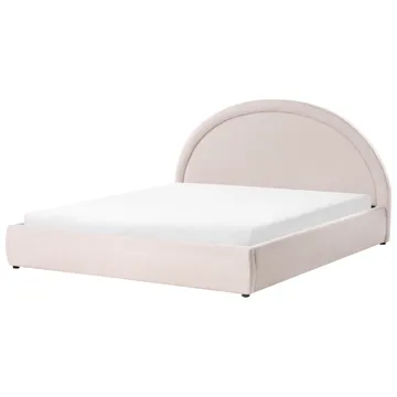 Dobbeltseng Mouzon 180x200 cm - Lys beige - Møbler - Senger - Sengeramme & sengestamme
