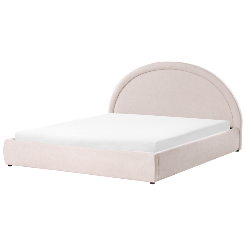 Dobbeltseng Mouzon 180x200 cm - Lys beige - Møbler - Senger - Sengeramme & sengestamme