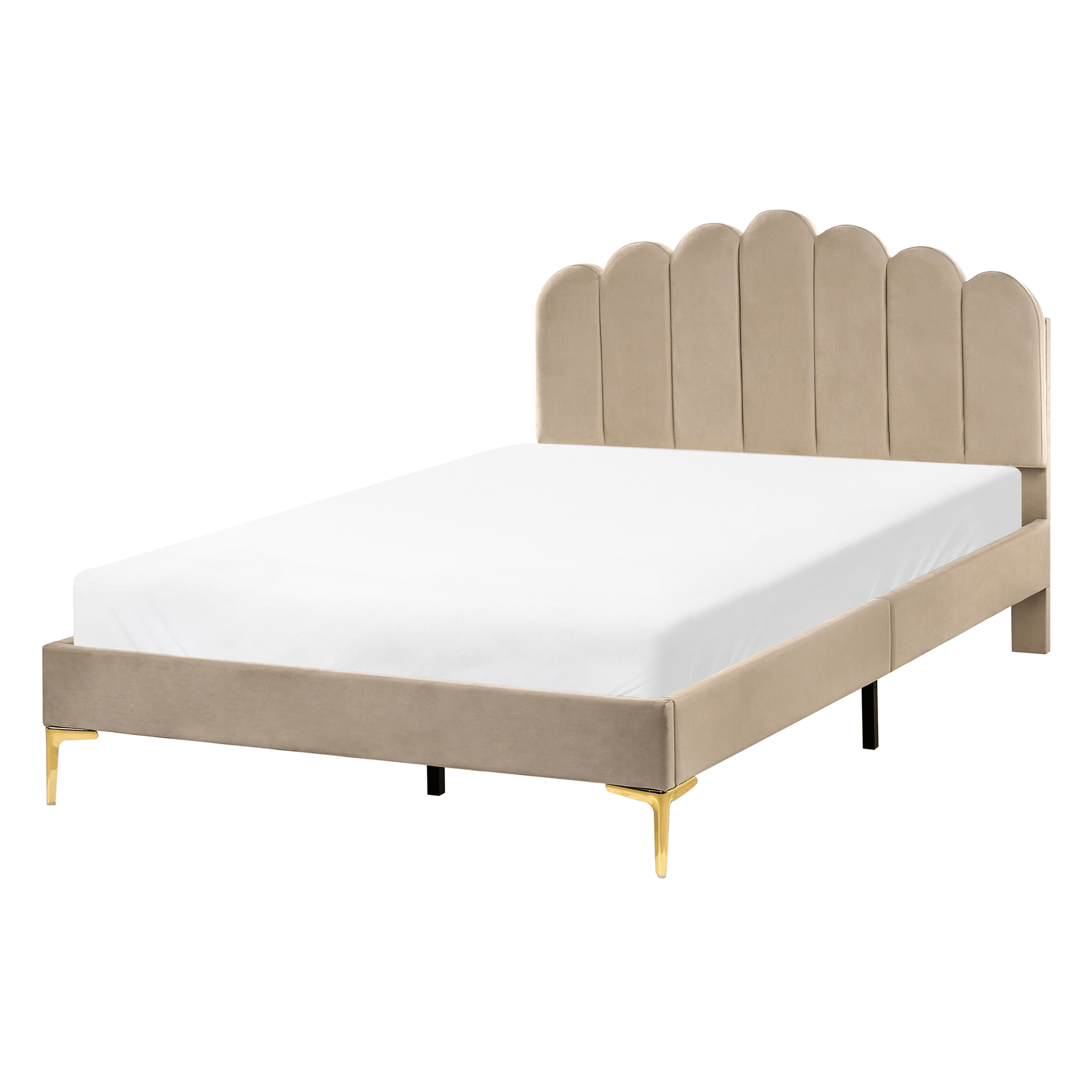 Dobbeltseng Sauvian 120x200 cm - Taupe