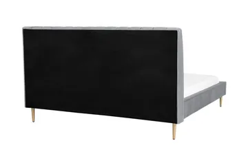 Elechas Dobbeltseng 180x200 cm - Grå - Møbler - Senger - Sengeramme & sengestamme