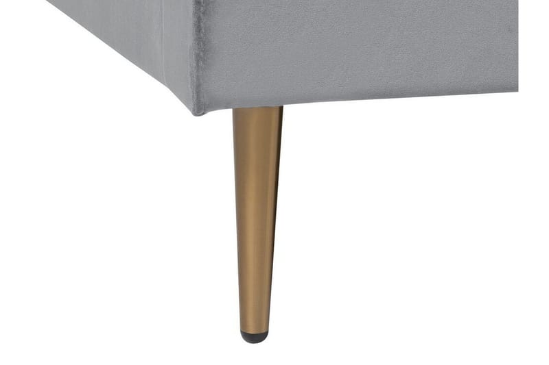 Elechas Dobbeltseng 180x200 cm - Grå - Møbler - Senger - Sengeramme & sengestamme