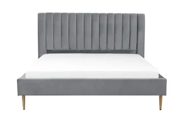 Elechas Dobbeltseng 180x200 cm - Grå - Møbler - Senger - Sengeramme & sengestamme