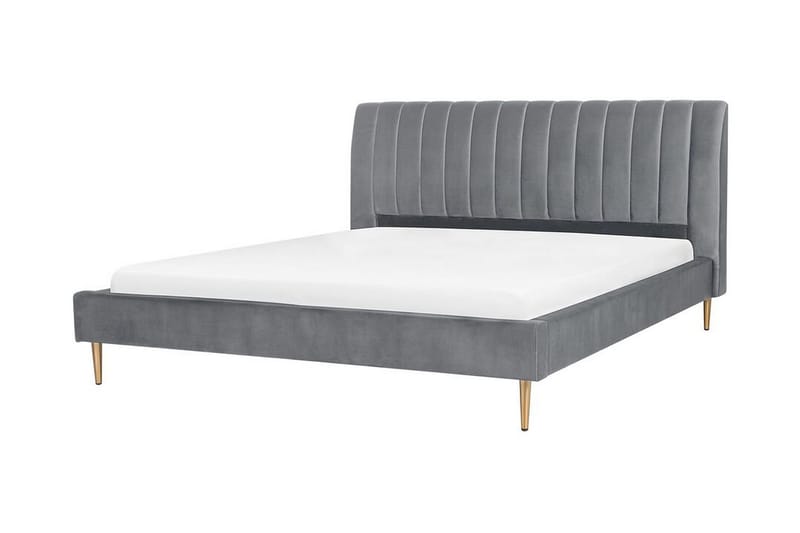Elechas Dobbeltseng 180x200 cm - Grå - Møbler - Senger - Sengeramme & sengestamme