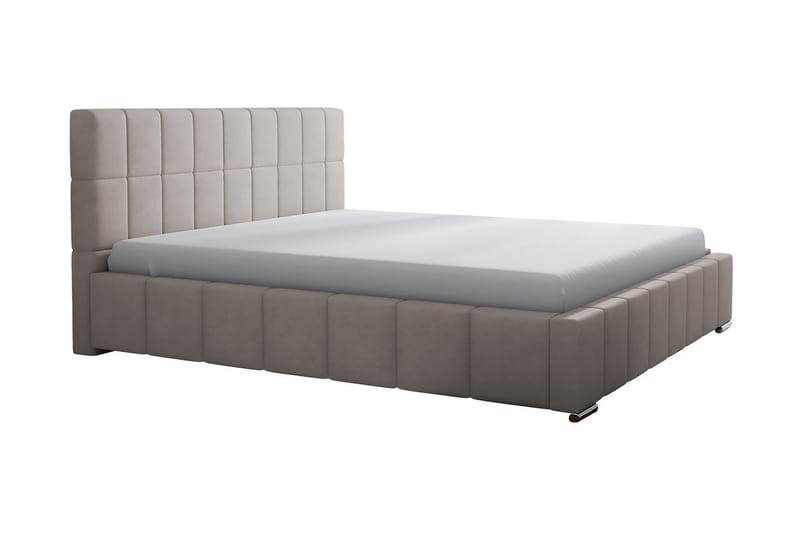 Elverum Seng 160x200 - Beige - Møbler - Senger - Sengeramme & sengestamme