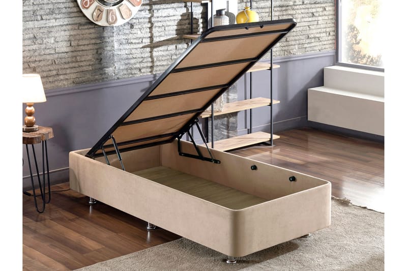 Endulanie Sengeramme 100x200 cm - Lysebrun - Møbler - Senger - Sengeramme & sengestamme