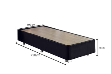 Endulanie Sengeramme 100x200 cm - Svart - Møbler - Senger - Sengeramme & sengestamme