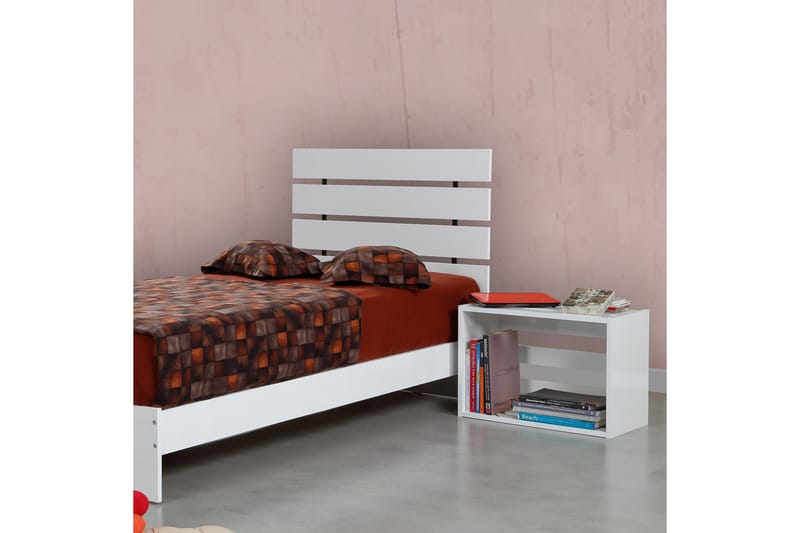 Feldene Sengeramme 90x200 cm - Hvit - Møbler - Senger - Sengeramme & sengestamme