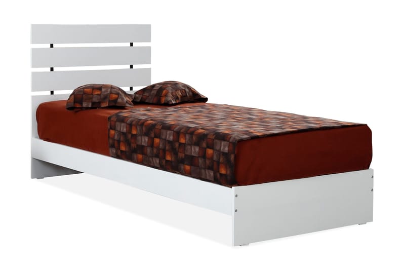 Feldene Sengeramme 90x200 cm, Hvit