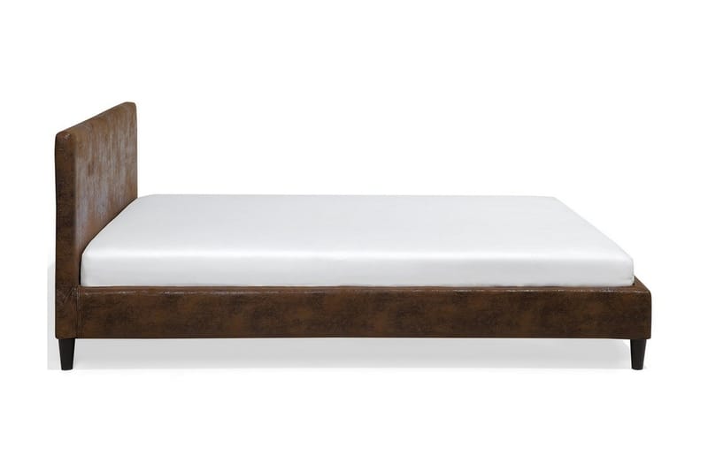 Fitou Dobbeltseng 180 | 200 cm - Brun - Møbler - Senger - Sengeramme & sengestamme