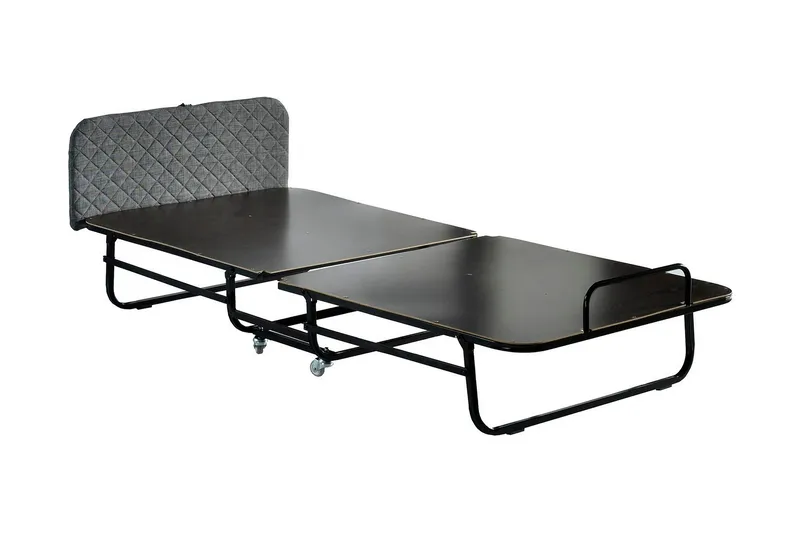 Folding Bed Hvit|Grå - Hvit/Grå - Møbler - Senger - Sengeramme & sengestamme
