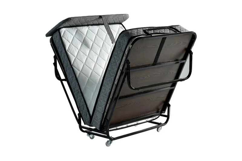 Folding Bed Hvit|Grå - Hvit/Grå - Møbler - Senger - Sengeramme & sengestamme