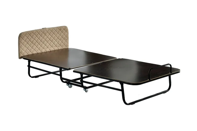 Folding Bed Hvit|Svart - Hvit / Svart - Møbler - Senger - Sengeramme & sengestamme