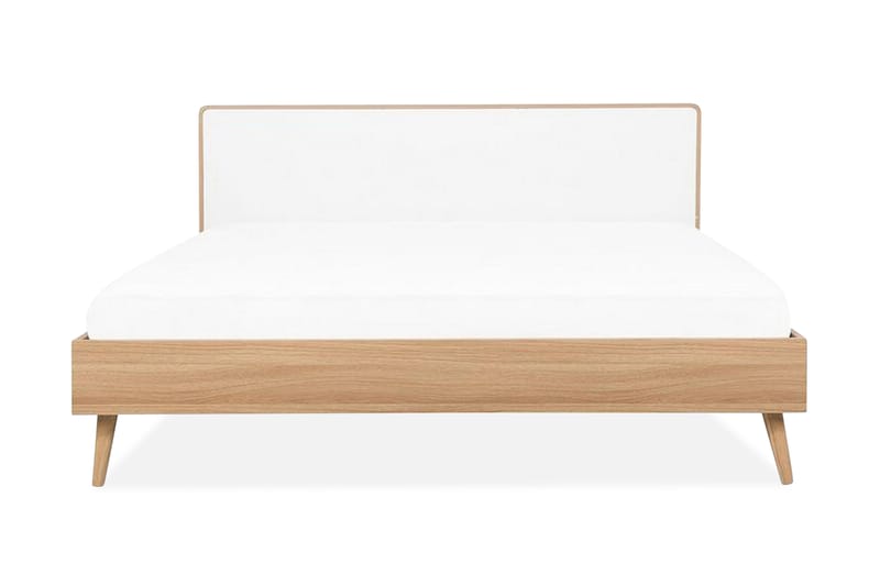 Furbish Kontinentalseng med LED 180x200 - Tre/Natur - Møbler - Senger - Sengeramme & sengestamme