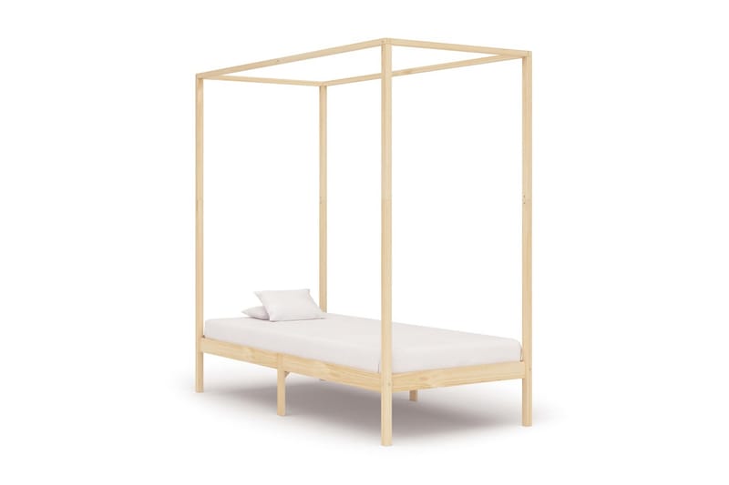 Himmelsengeramme heltre furu 100x200 cm - Møbler - Senger - Sengeramme & sengestamme