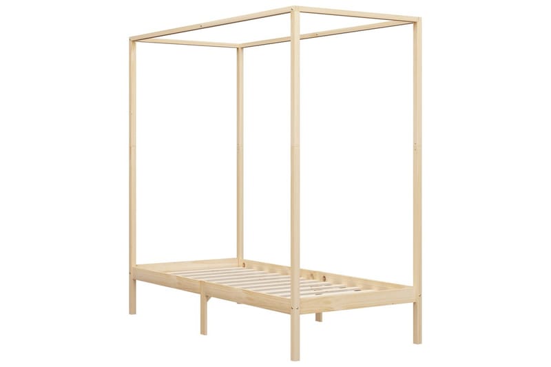 Himmelsengeramme heltre furu 100x200 cm - Møbler - Senger - Sengeramme & sengestamme