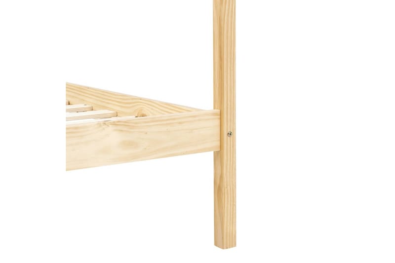 Himmelsengeramme heltre furu 90x200 cm - Møbler - Senger - Sengeramme & sengestamme